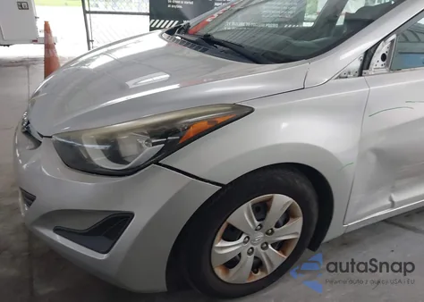 2016 Hyundai Elantra Se из США, поврежденный, VIN 5NPDH4AE6GH739169
